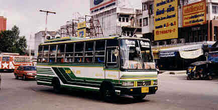 Bus to Chiang Saen leaving Chiang Rai (14.8 K)